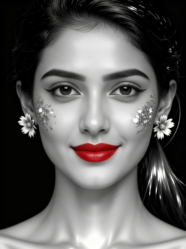 Gold Foil Portrait image