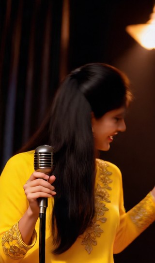 Female voice reading poetry - v2 image