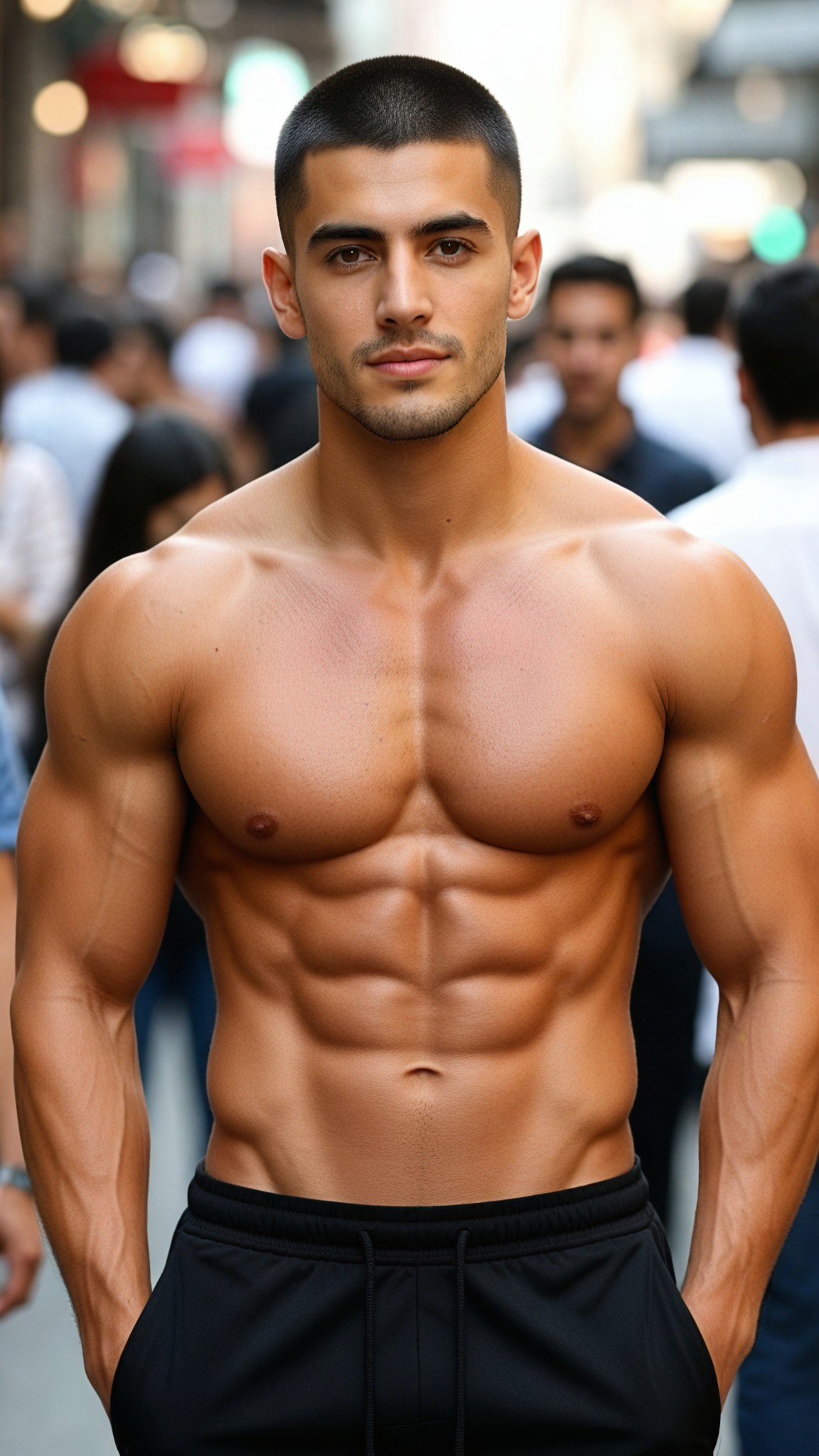 Transform into a muscular man image