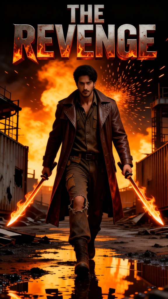 He walked from the burning place image