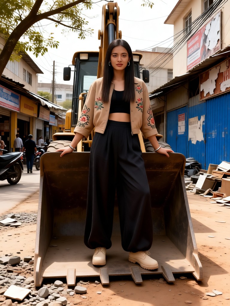 The Girl on the Tractor image