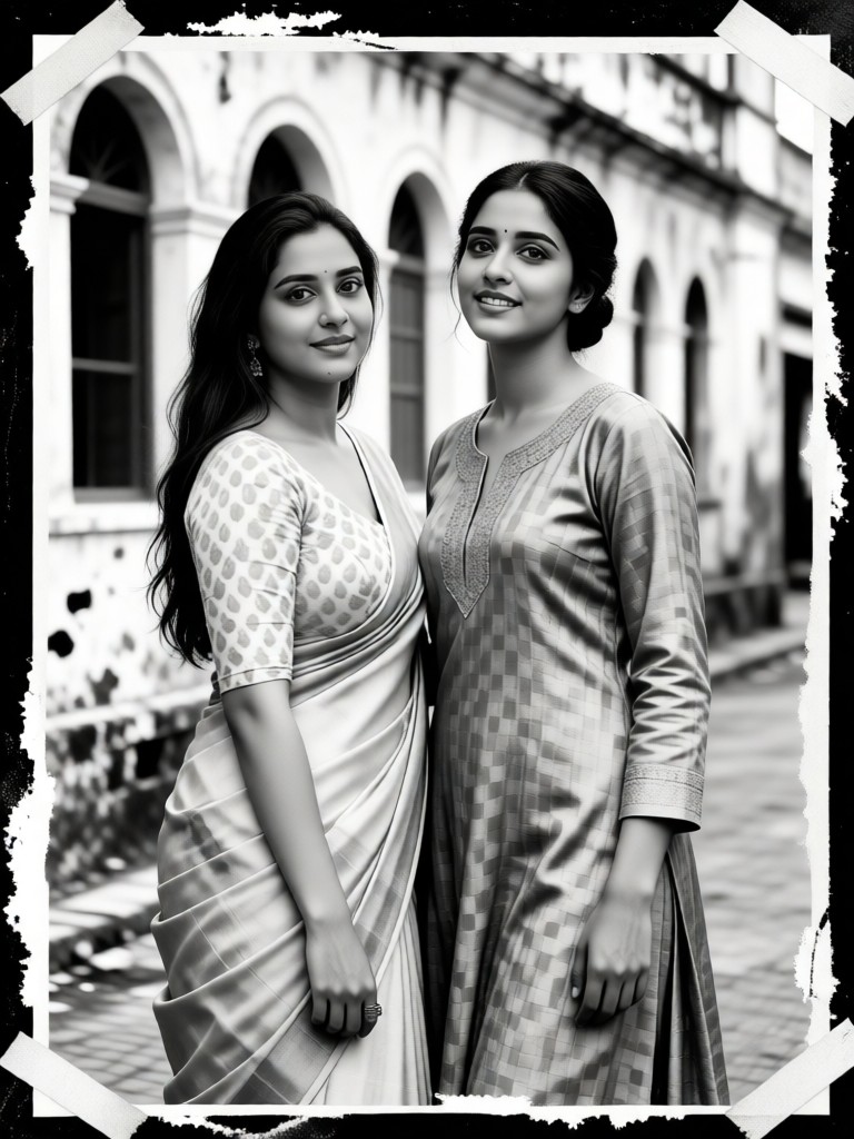 Vintage Sisters Portrait image