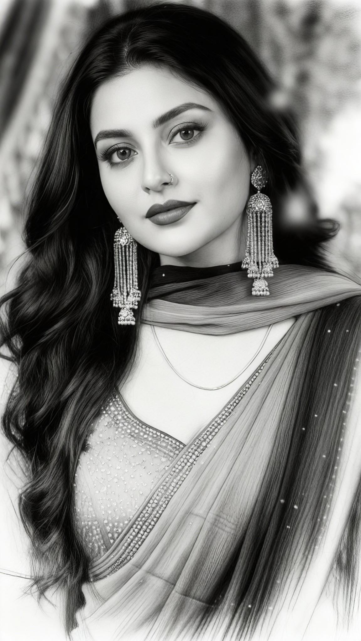 Advanced Black and White Sketch image