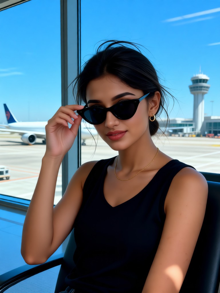 beautiful female blogger image