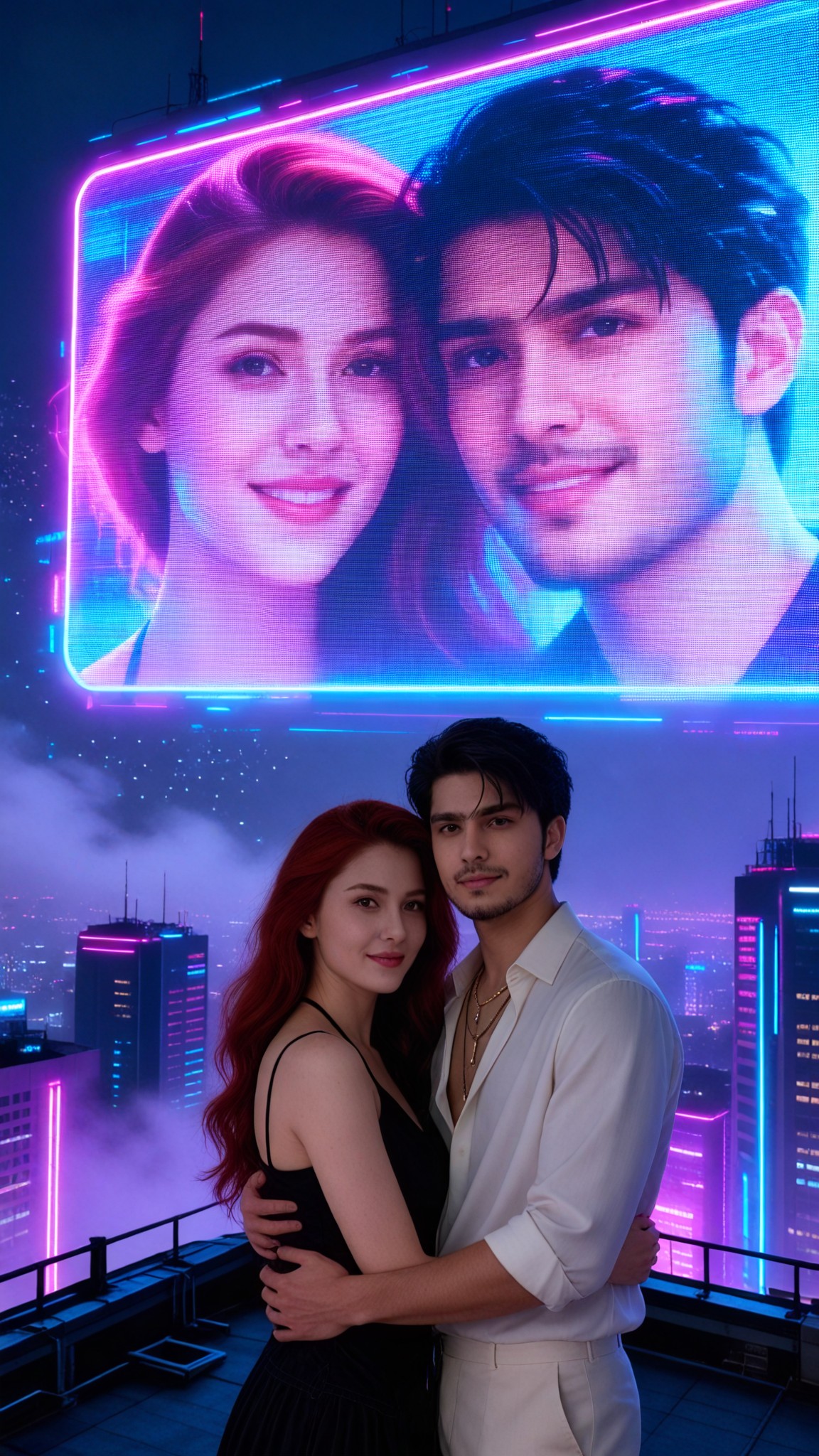 Couple Cyber ​​Portrait image