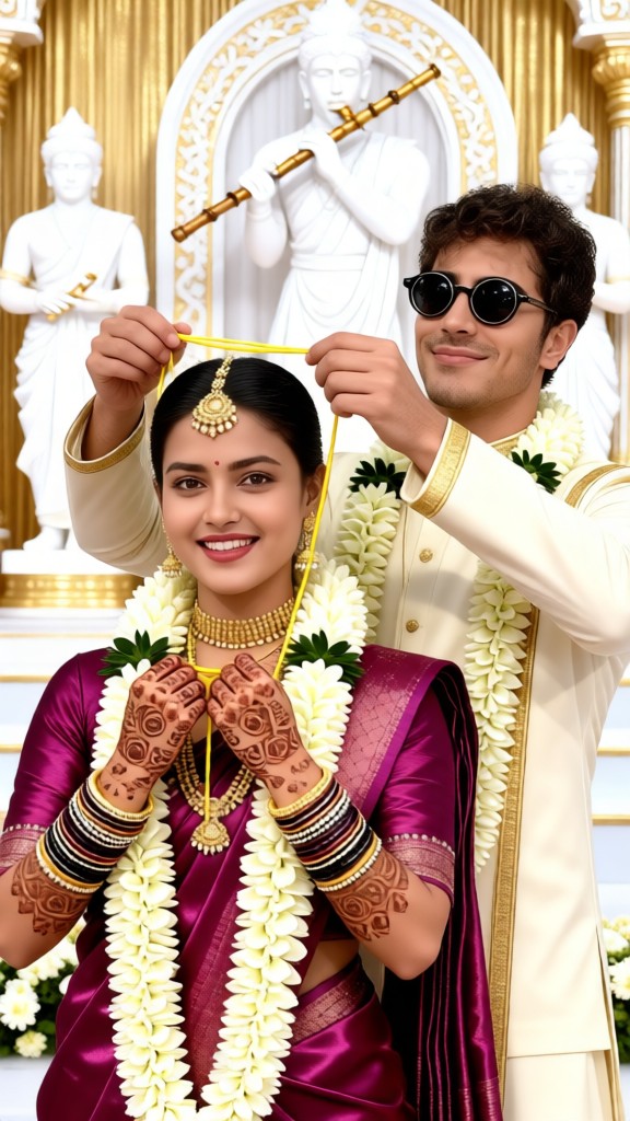 a1.art-generated Cyberpunk Wedding image