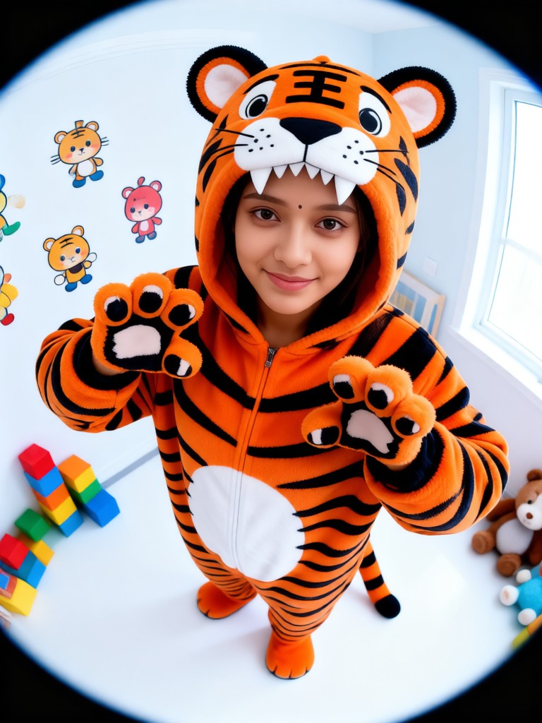 Tiger Pajama Beauty image