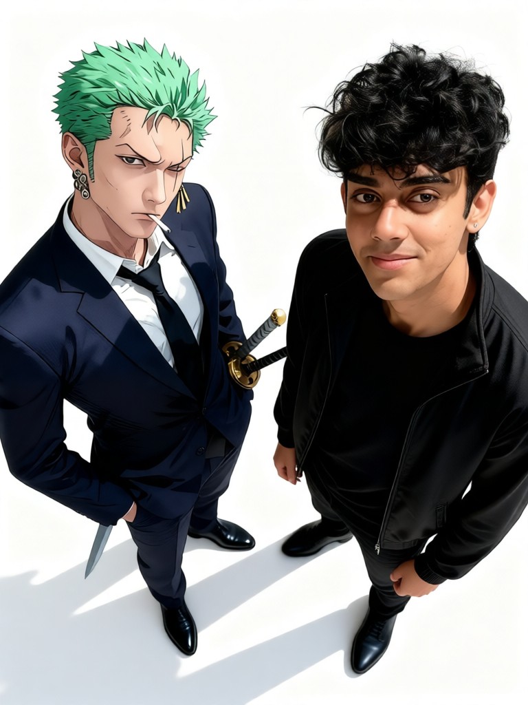 Taking a photo with One Piece Solon image