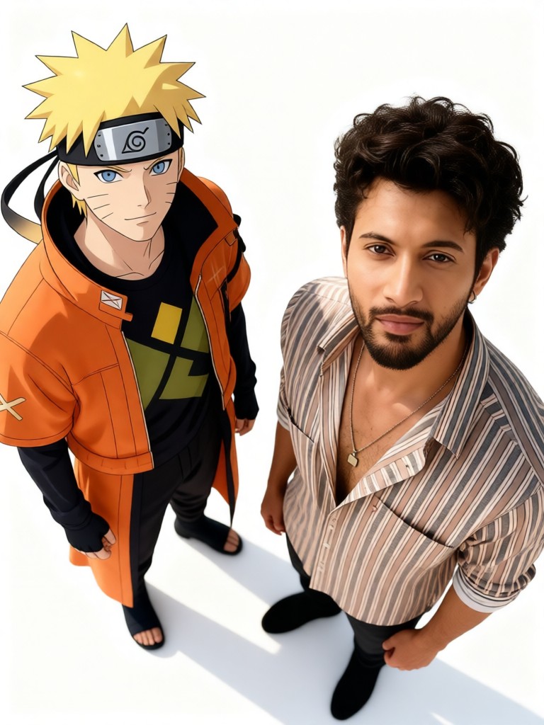Taking a photo with Naruto Naruto image