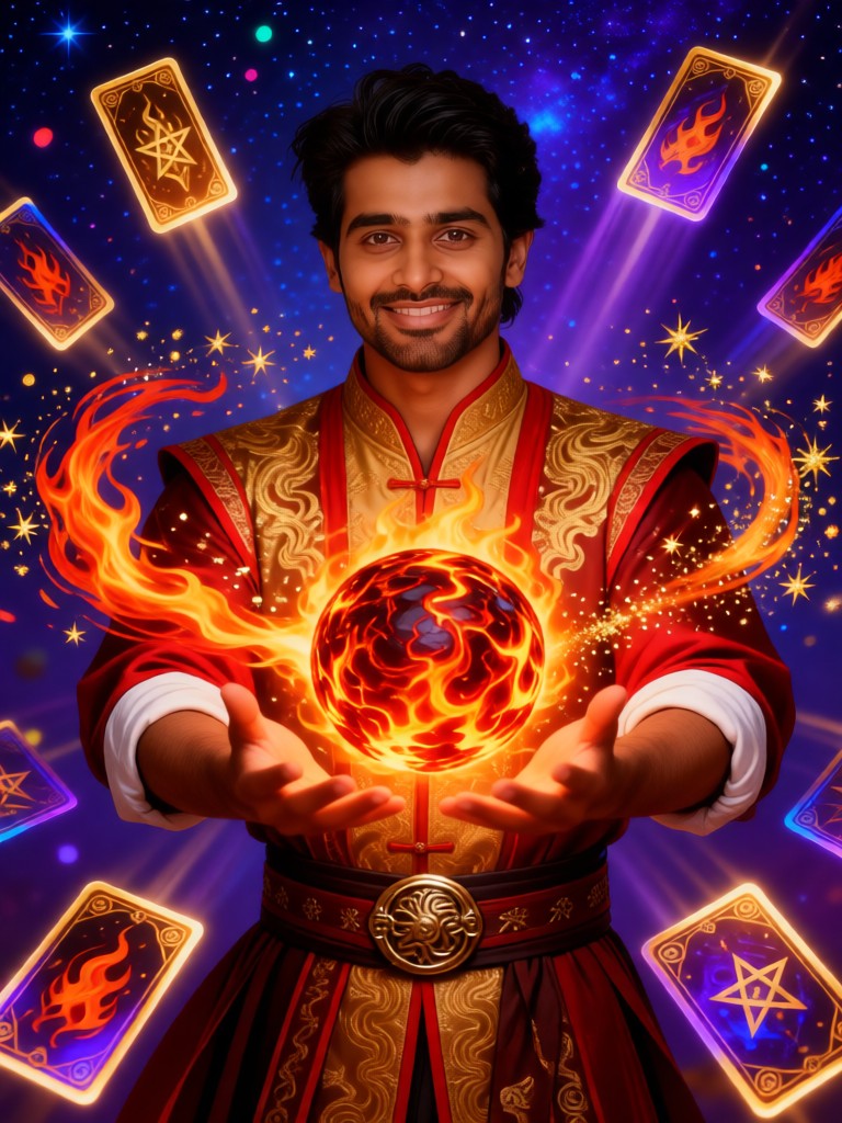 Purple Card Fireball image