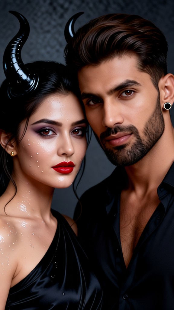 The Devil Couple Who Are Always All Over Each Other image