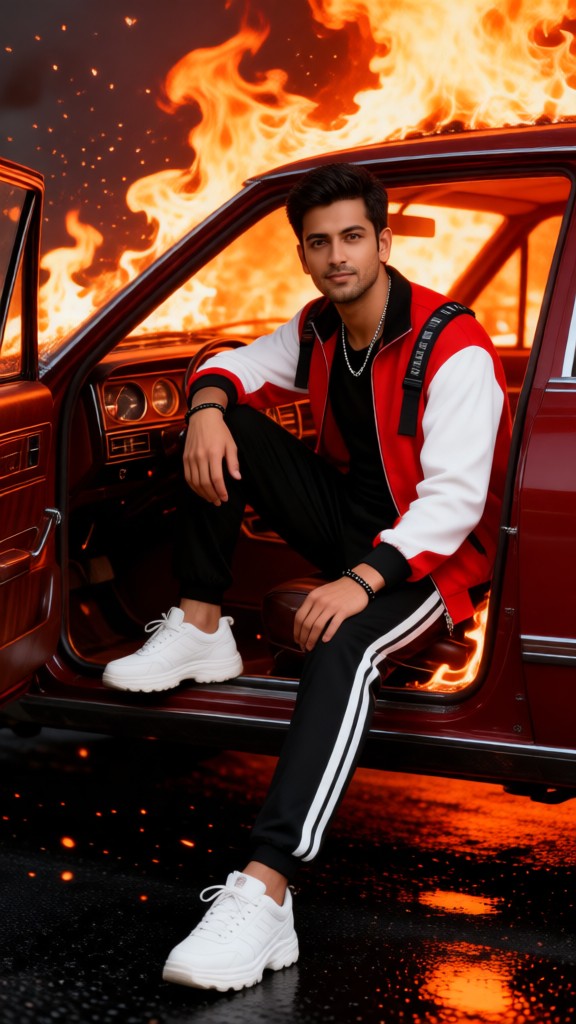 Blazing Heat + Hot Guys + Motorcycles image