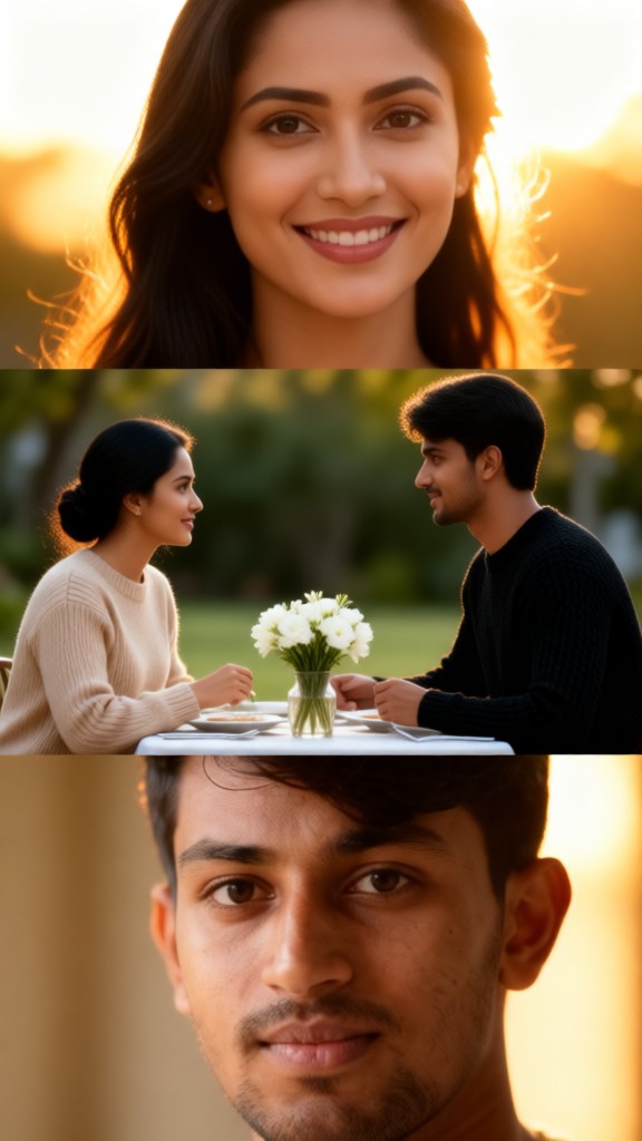 Three-Panel Couple Poster image