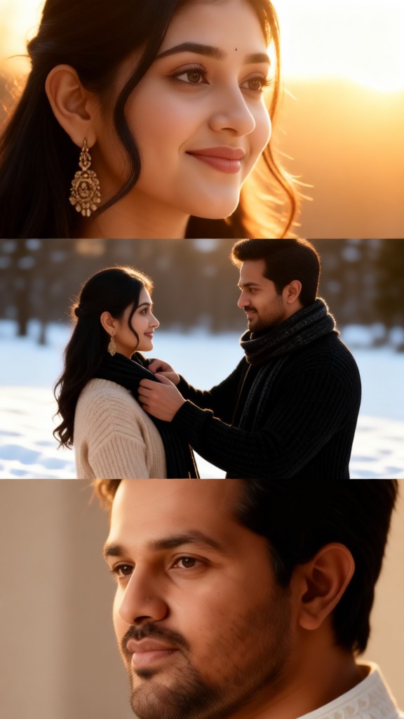 Three-Panel Couple Poster-p image