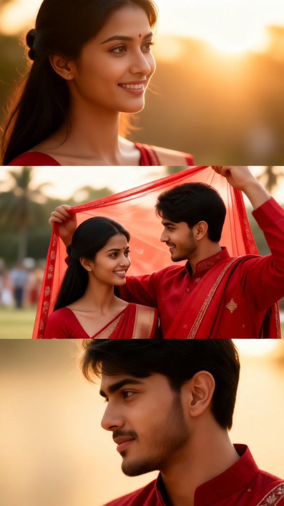 Three-Panel Couple Poster-p1 image