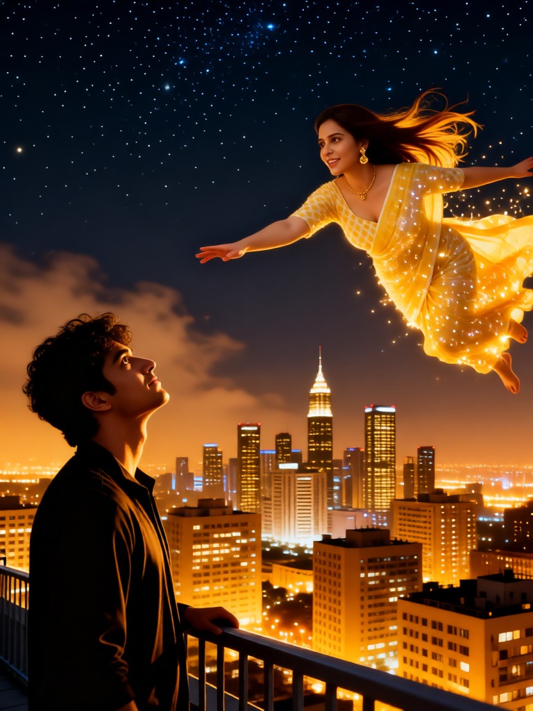 Flying towards you image