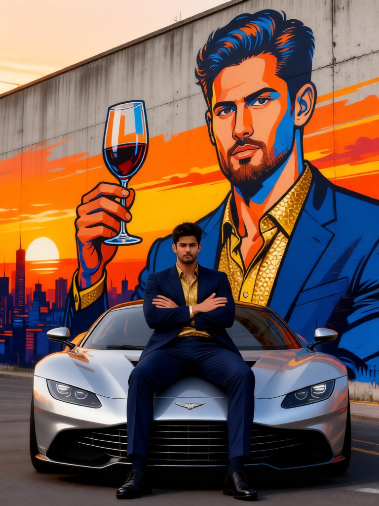 Sunset Illustration image