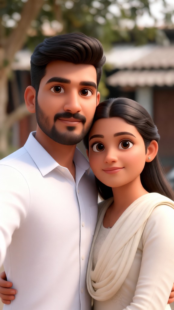 Pixar！Couple photo image