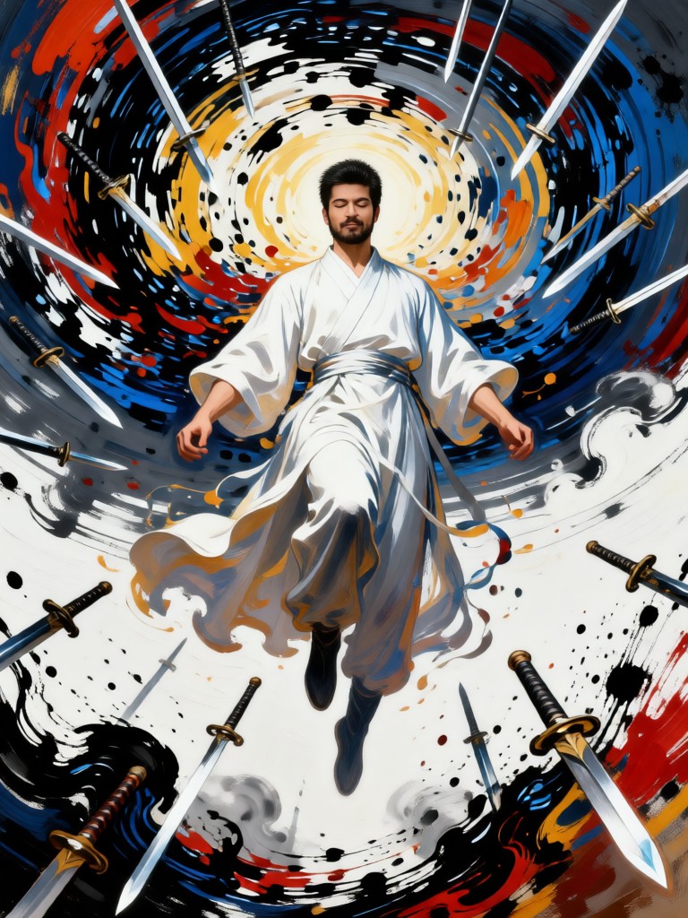 Chinese martial arts, returning to the sect with ten thousand swords image