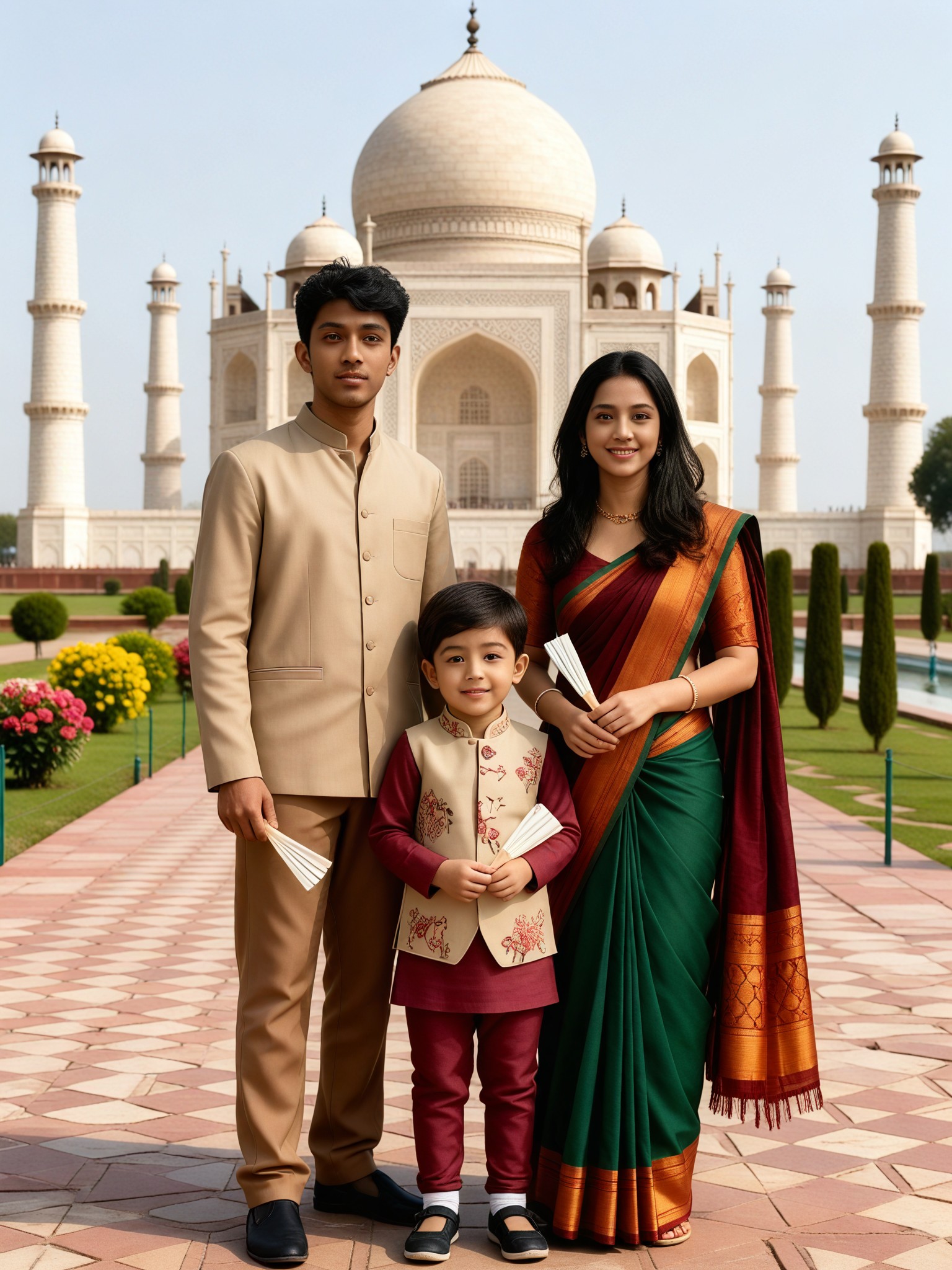 Elegant Family Photo · Taj Mahal / Rajasthan Attractions   image