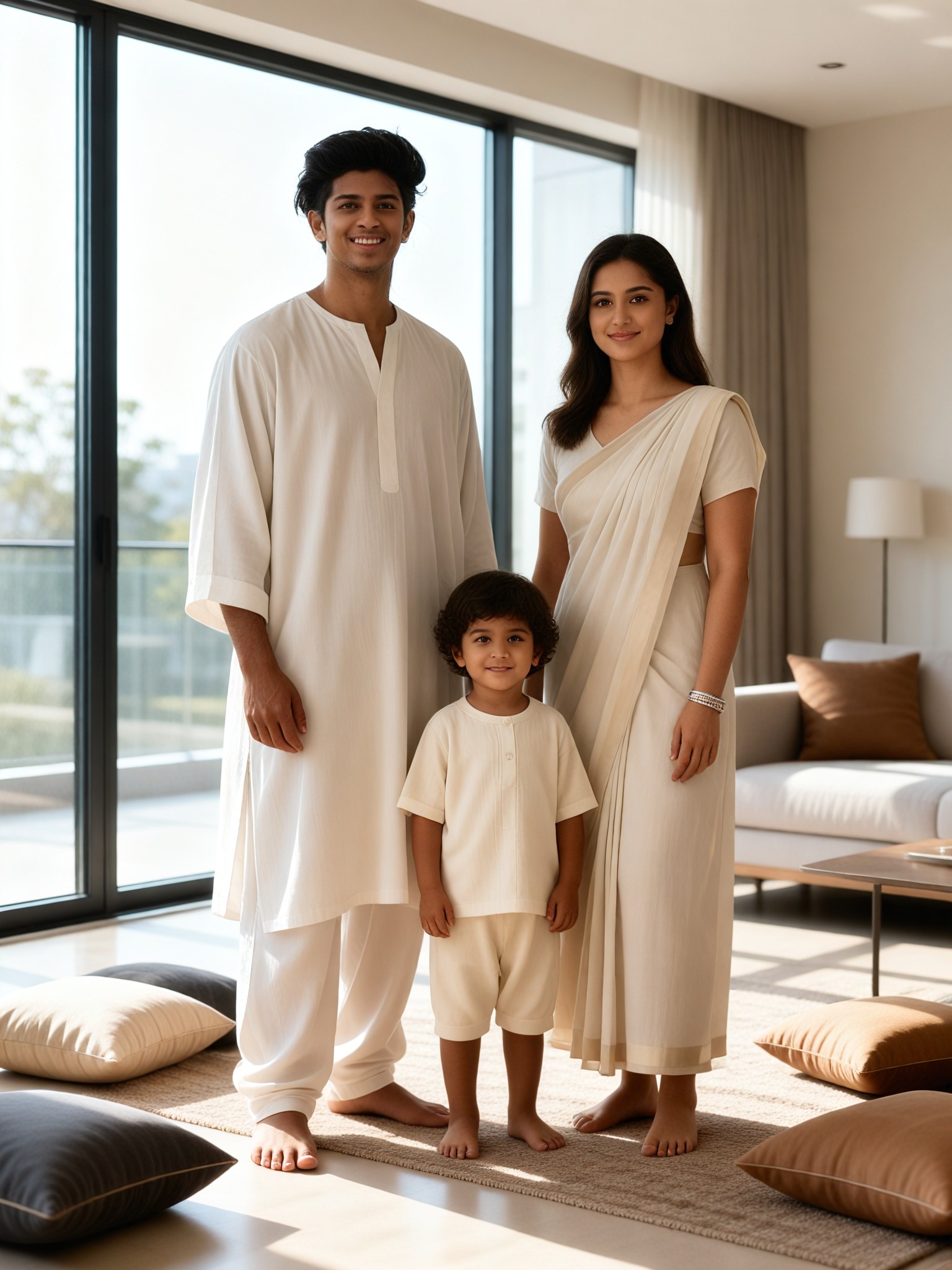 Simple Modern Family Photo ·  Style Living Room   image