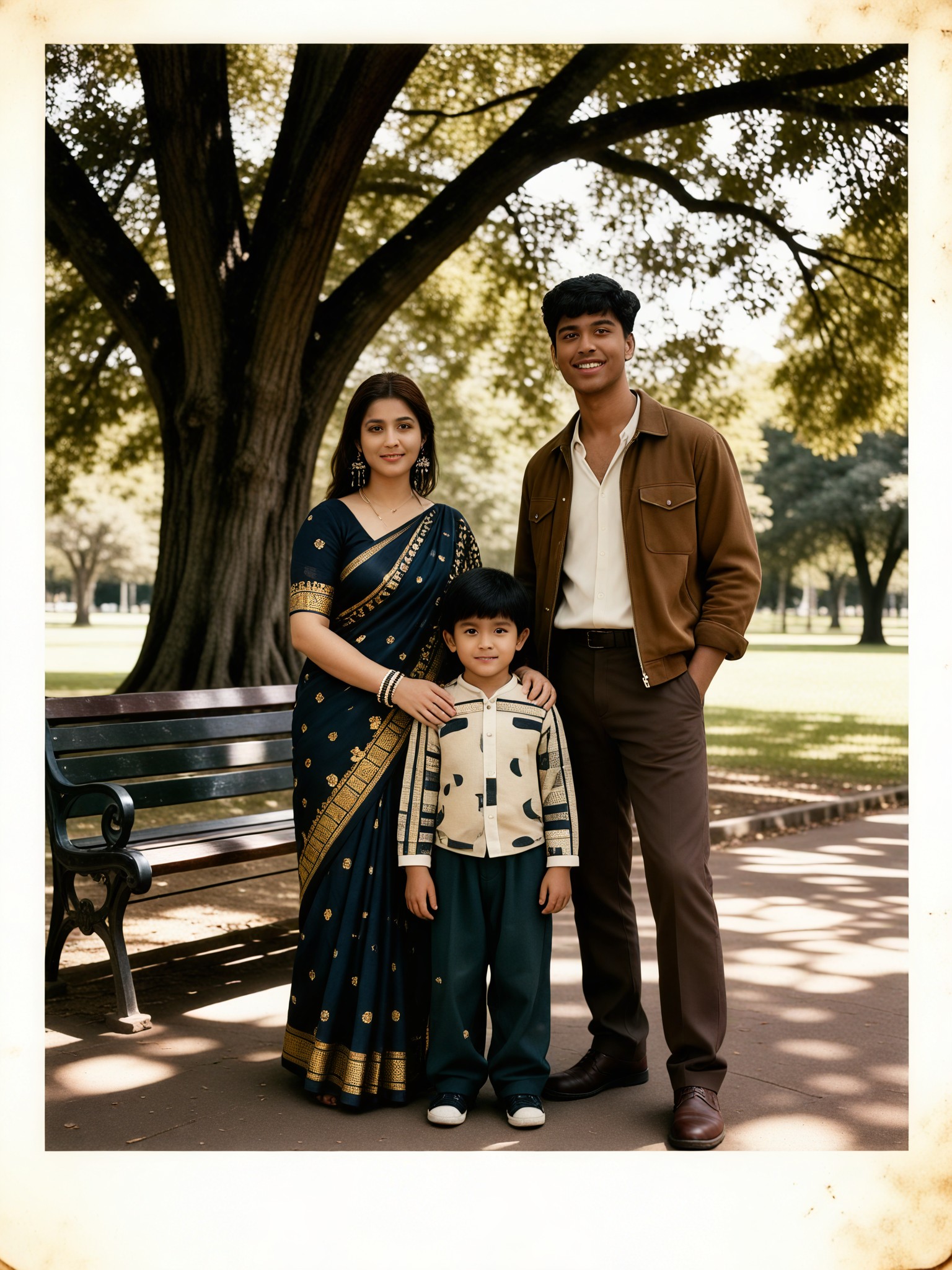 Retro Nostalgic Family Photo ·  Retro Park   image