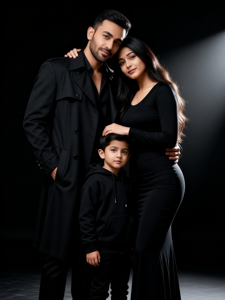 Black & White Retro Art Photo · Black Studio image