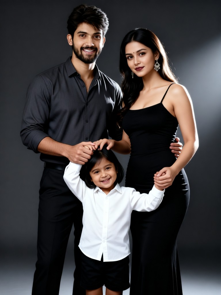 Black & White Premium Art Photo · Dark Gray Studio image