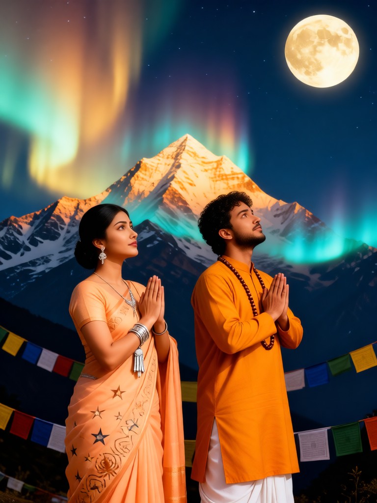 Sacred Mountain - Romantic Aurora Moon Viewing for Couples image