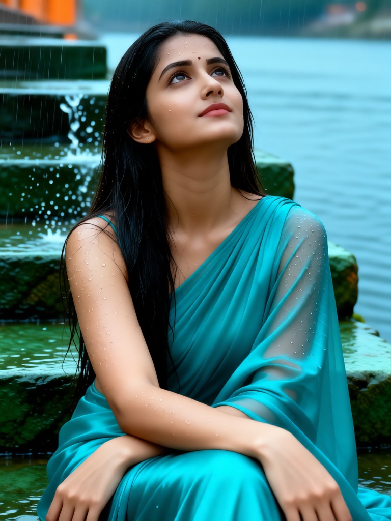 Rainy Day at Ganges image