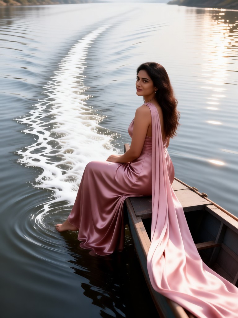 Trailing Scarf in Water image