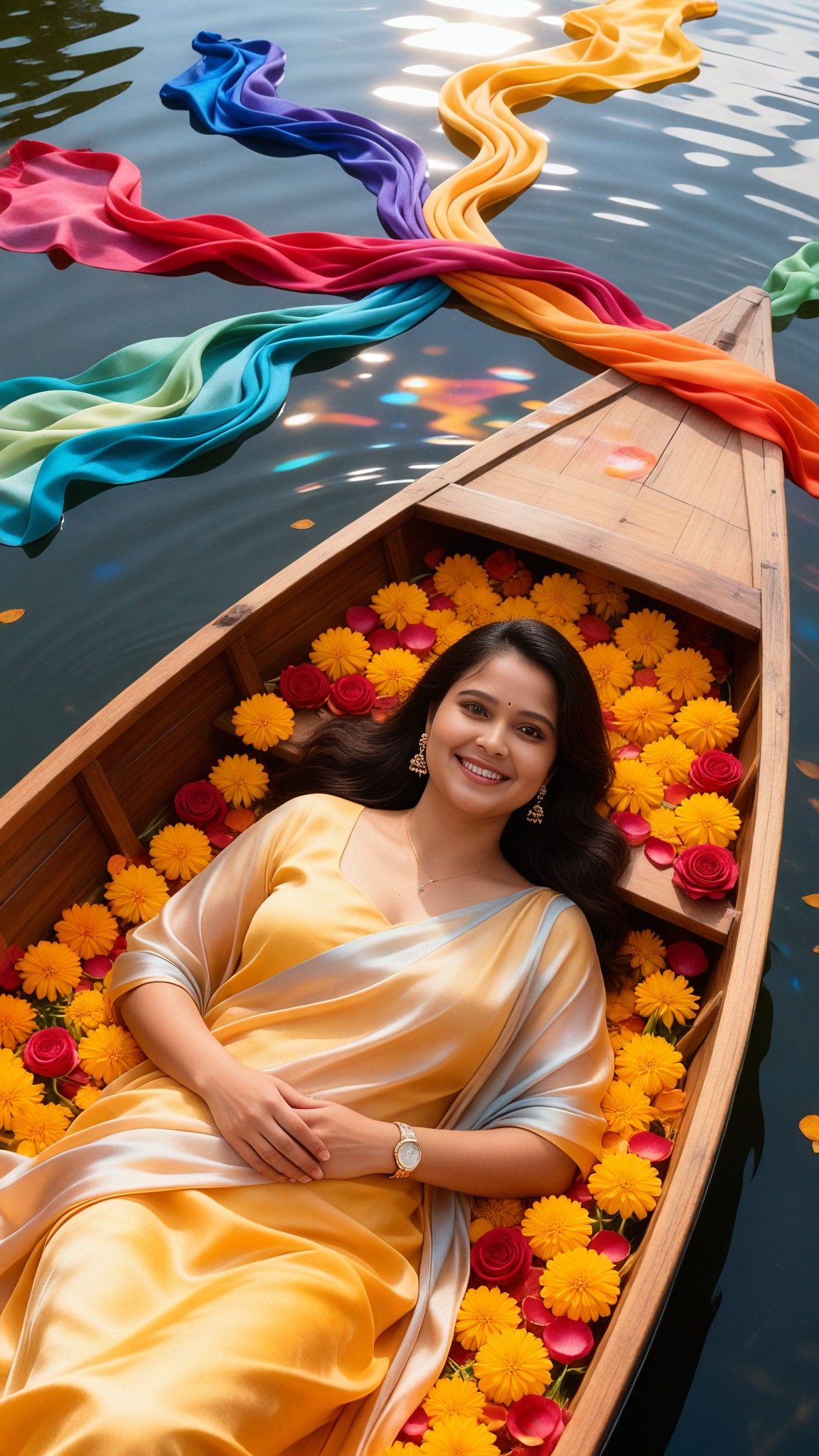 Floral Boat Repose image
