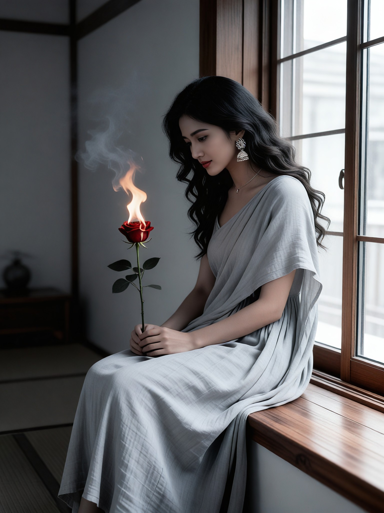 Japanese Cold Melancholic Style - Female image