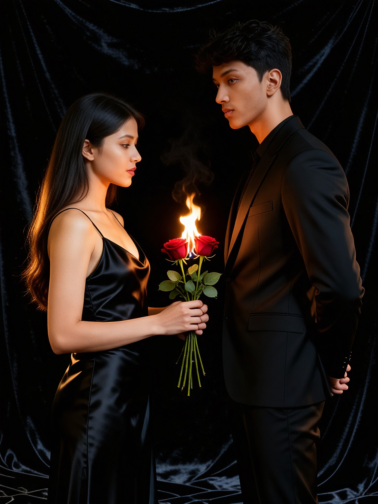 Dark Broken Abstinence Style - Couple image