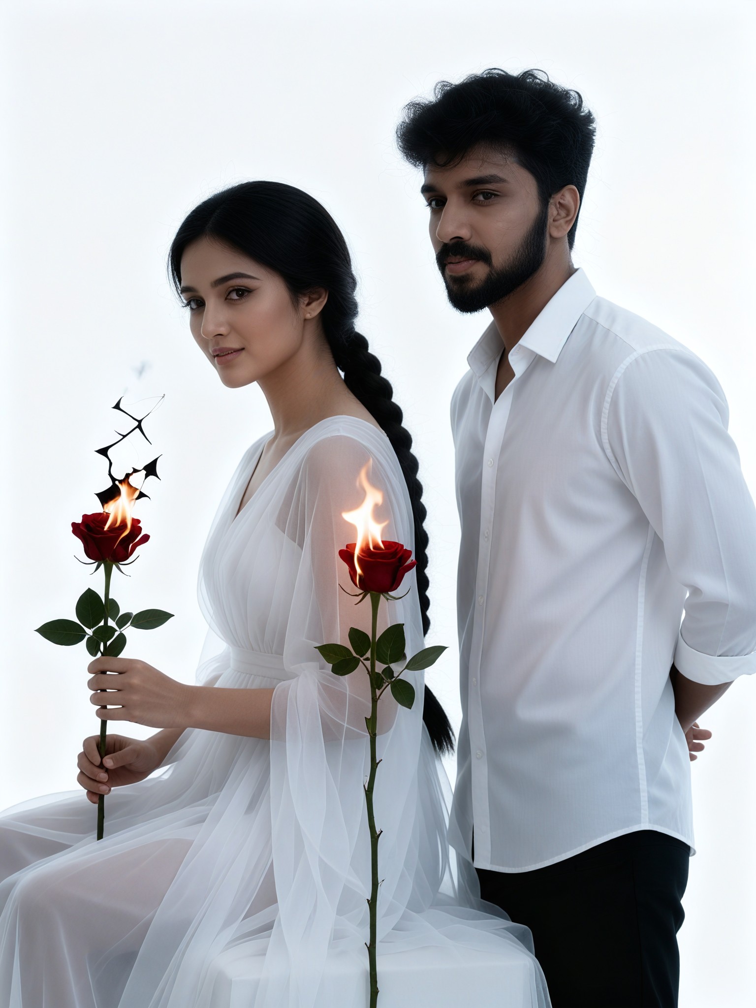 Cold Broken White Tea Style - Couple image