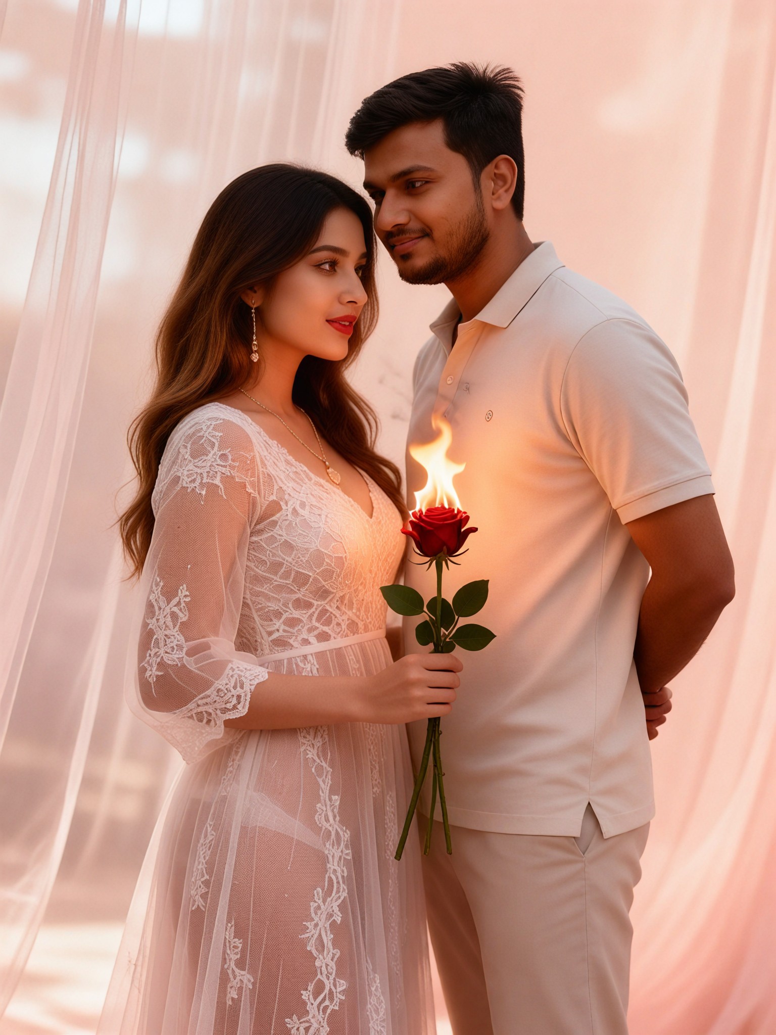 Pure & Hazy Atmosphere Style - Couple image