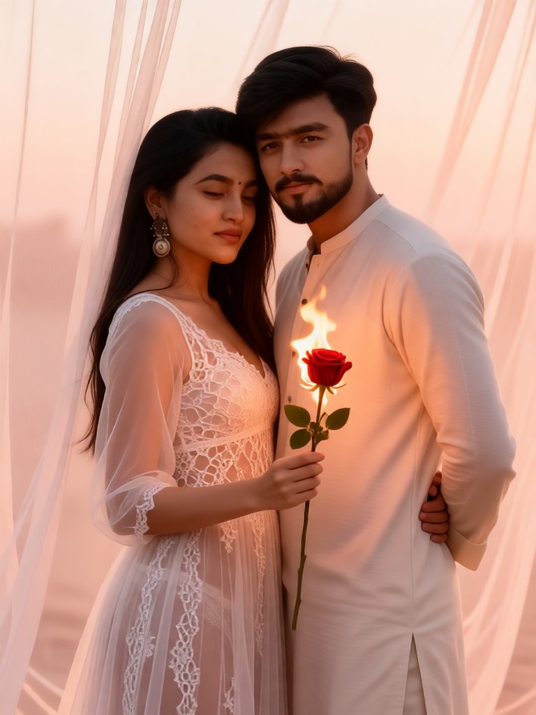 Pure & Hazy Atmosphere Style - Couple image