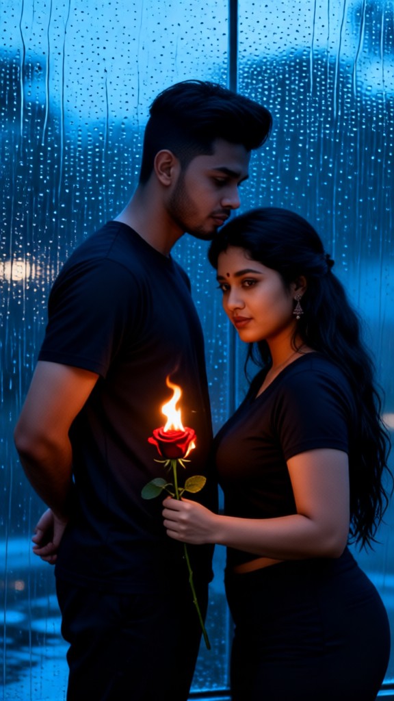 Rainy Night Broken Sad Style - Couple image