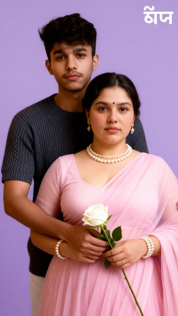 Purple Tone Rose · Warm Portrait image