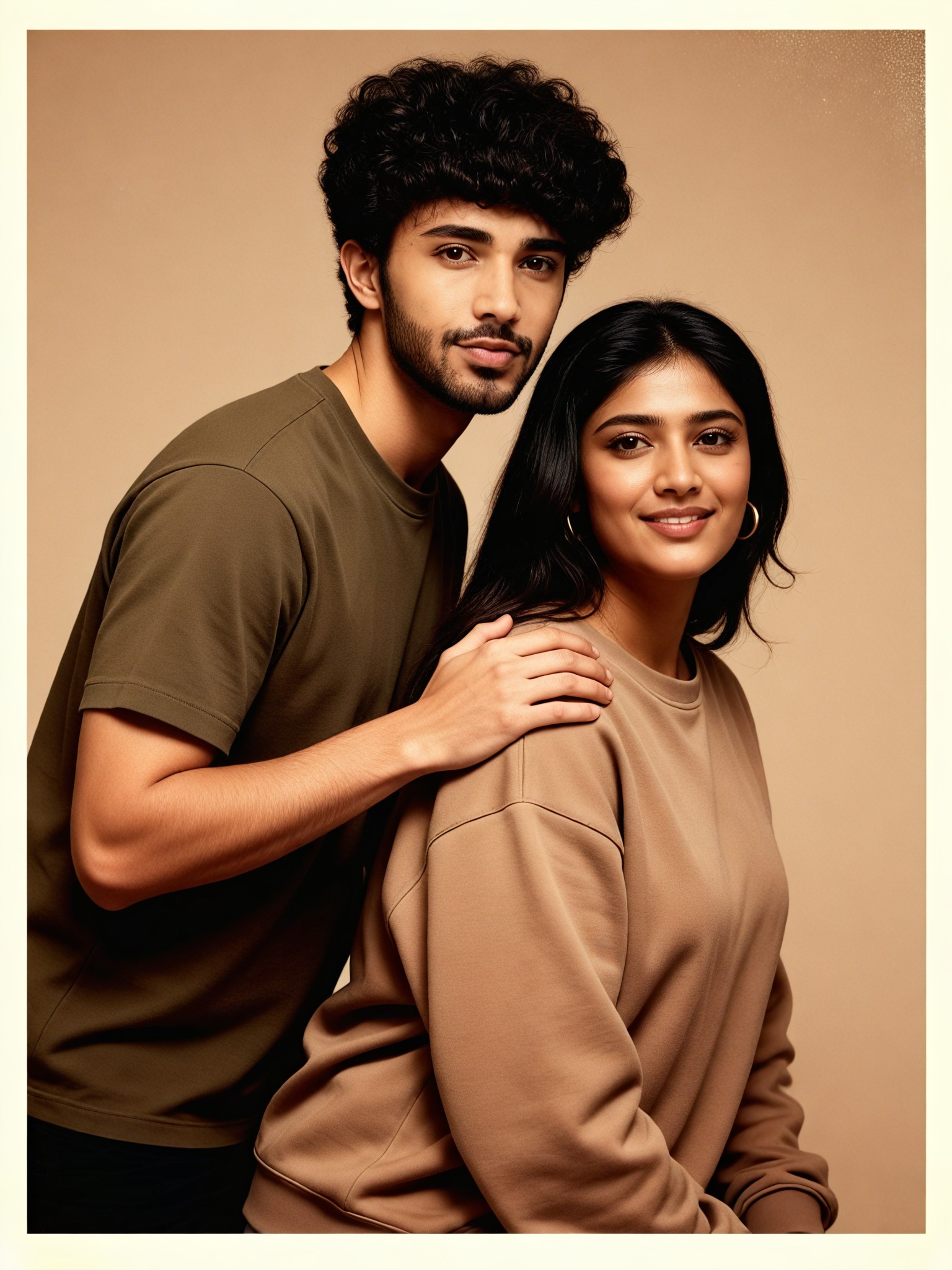 Retro Film Earlobe Pinching Polaroid image