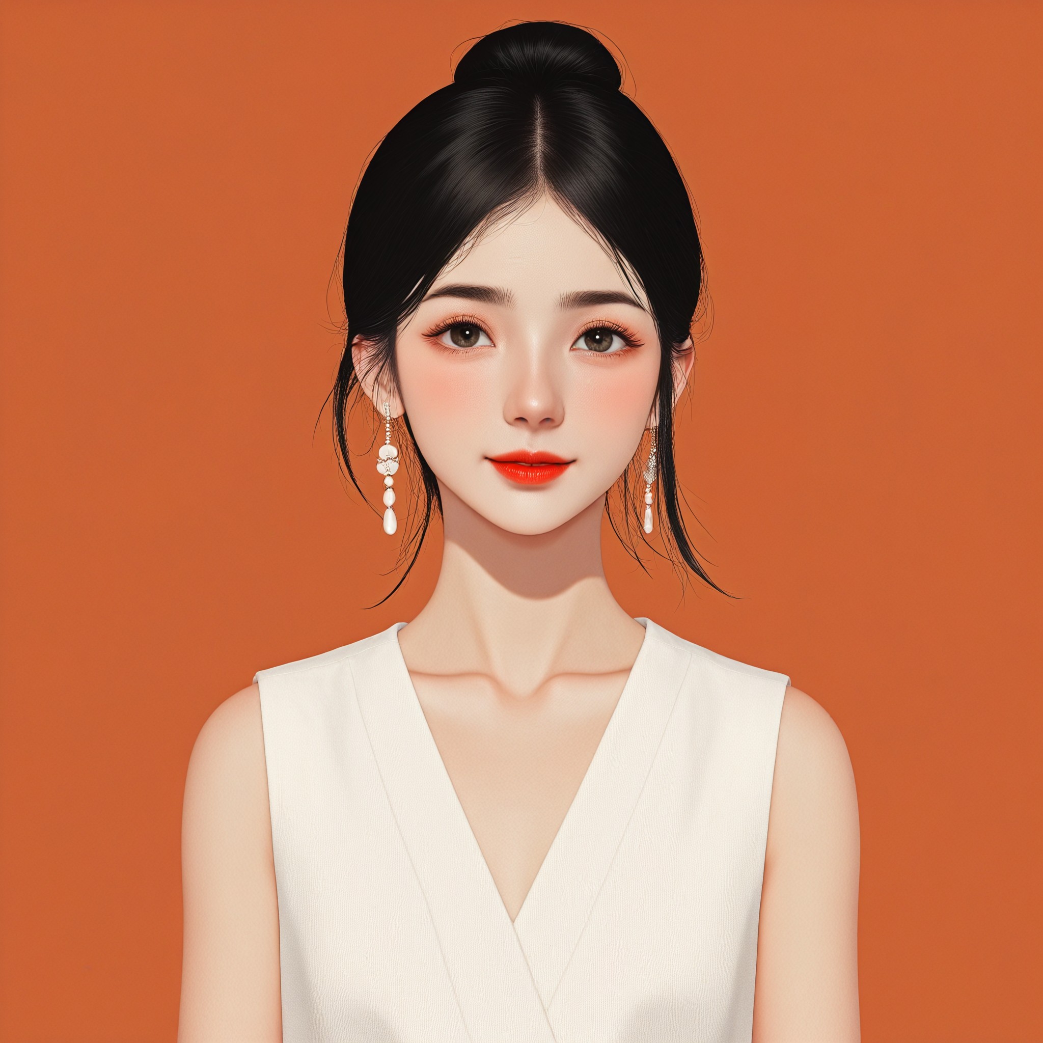 Minimalist portrait avatar image