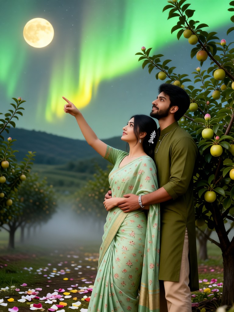 Orchard - Couple Watching the Moon image