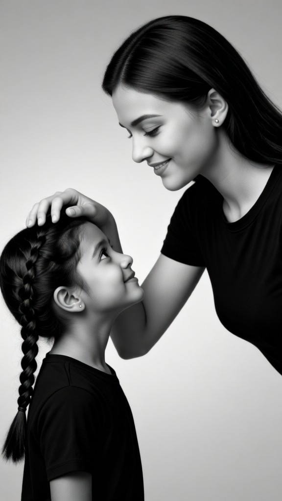 Heartwarming！！ Mother-Daughter Photos image