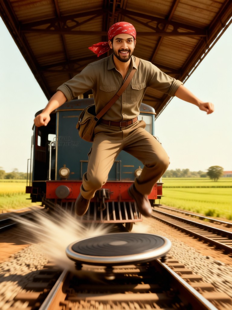 Train - Trampoline image
