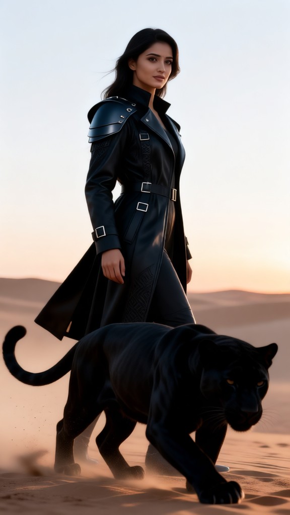 Future Sense of Black Panther and Female Warrior image
