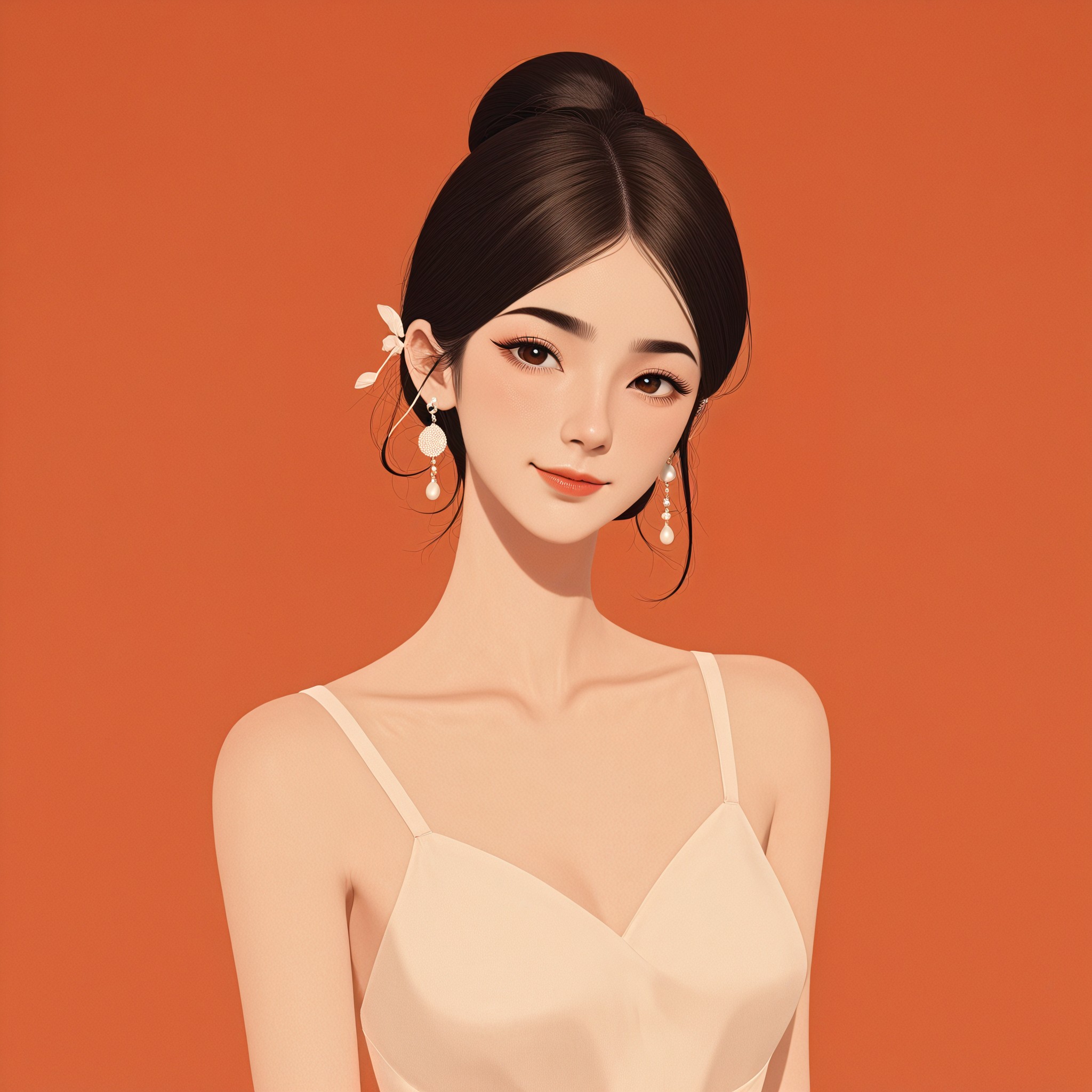 Fashion illustration avatar image