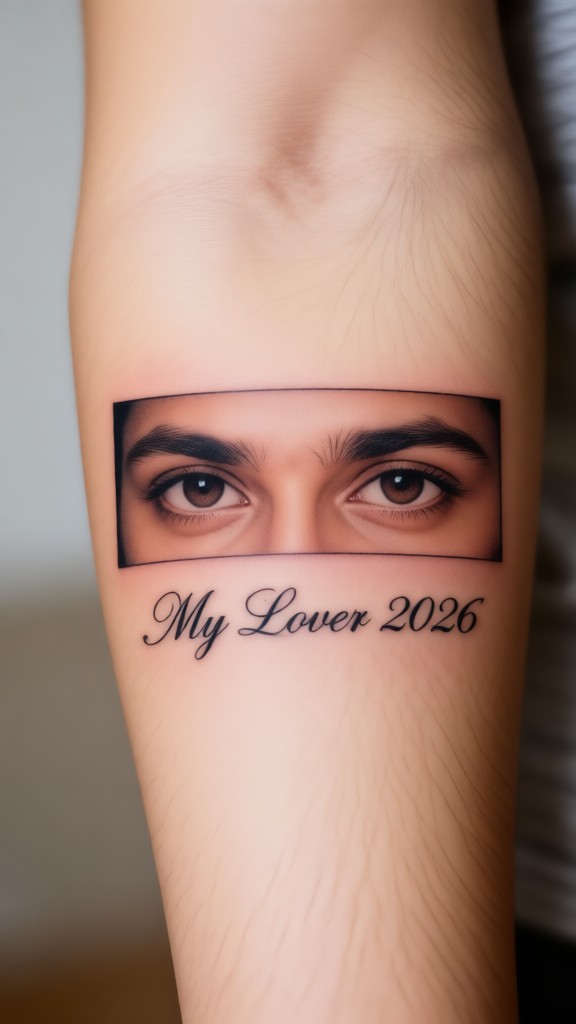 Tattoo your eyes on my arm-p1 image
