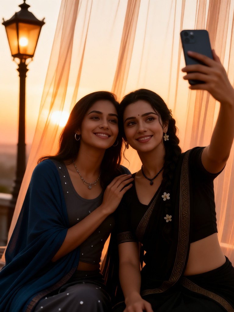 Couple Selfie - Dusk image