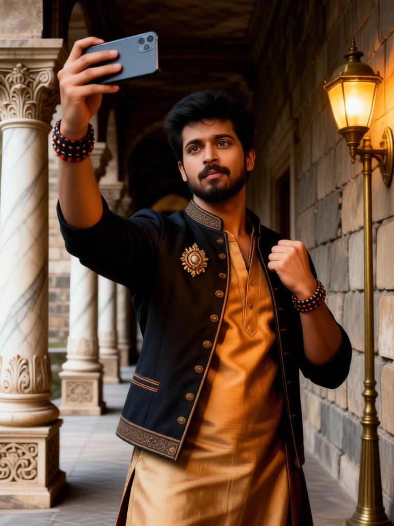 Solo Castle Selfie - Male image