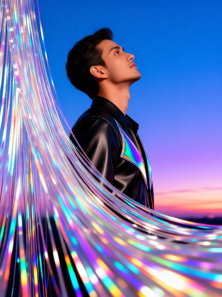 Cool laser photography image